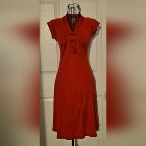 Capped Sleeve Cocktail Dress